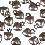 10x Metall Anhänger Herz, antiksilber, Verbinder, Schmuck DIY 10x Metall Anhänger Herz, antiksilber, Verbinder, Schmuck DIY